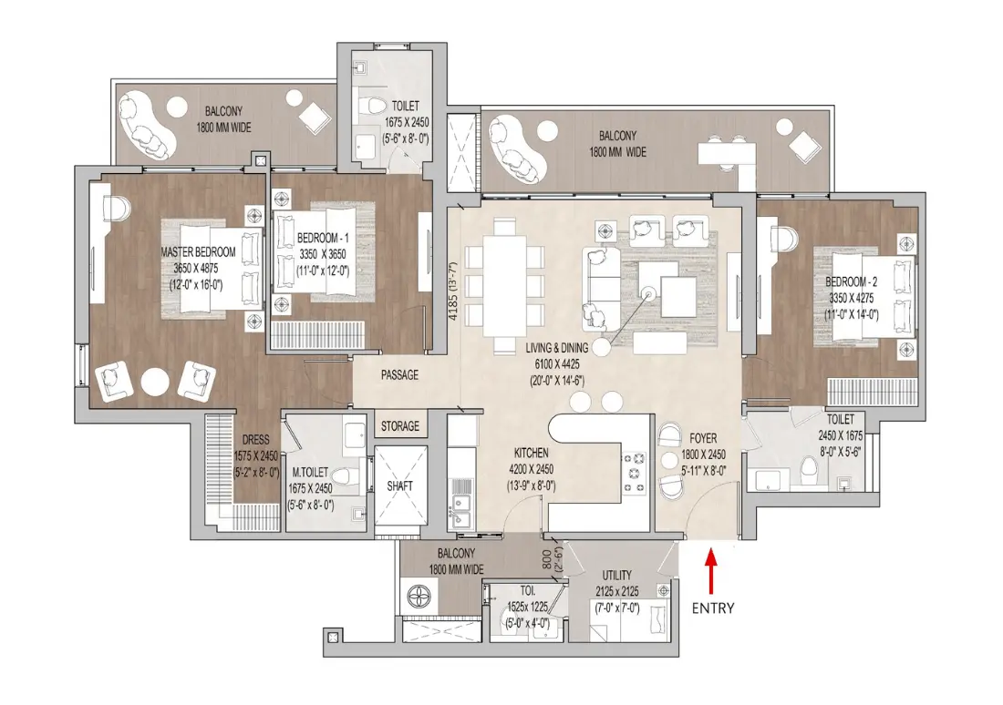 M3M GIC Floor Plan
